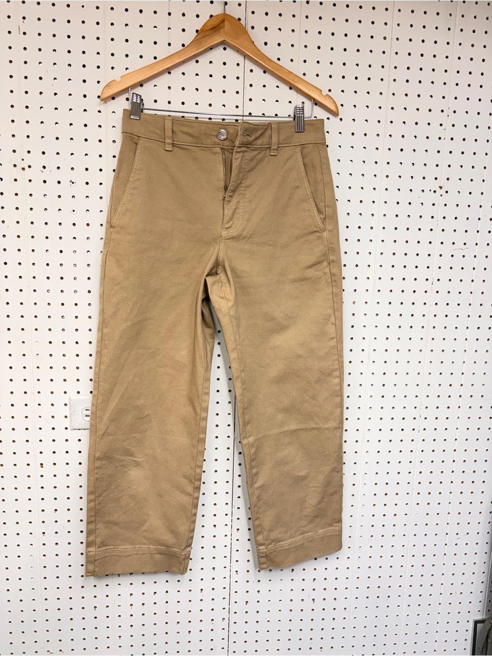 Everlane Tan High-Rise Straight Pants - Picture 2 of 6